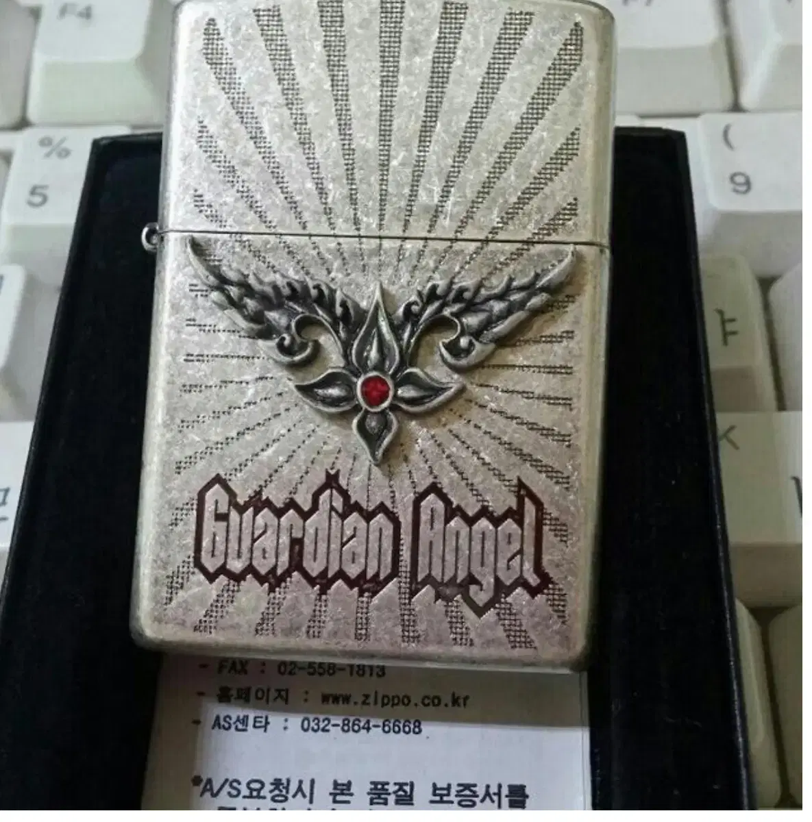 zippo 가디언엔젤 엔틱 지포라이터